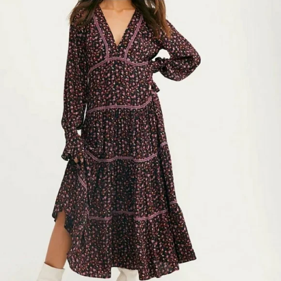 Free People Retro Floral Maxi Dress - Picture 12 of 14